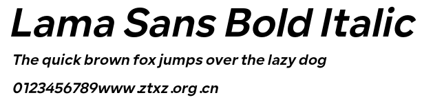 Lama Sans Bold Italic.otf