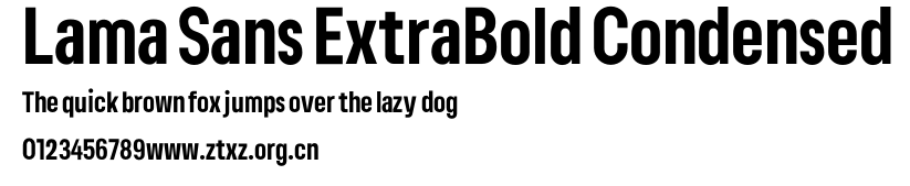 Lama Sans ExtraBold Condensed.otf