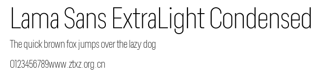 Lama Sans ExtraLight Condensed.ttf