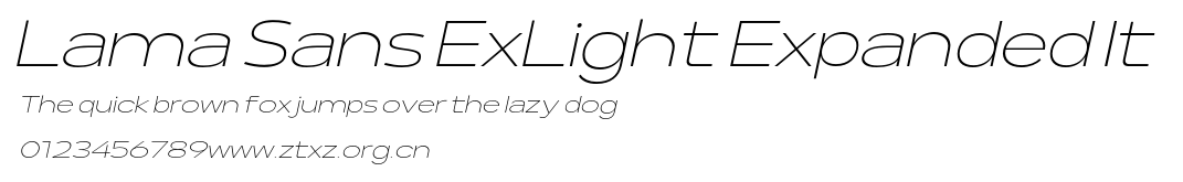 Lama Sans ExLight Expanded It.otf