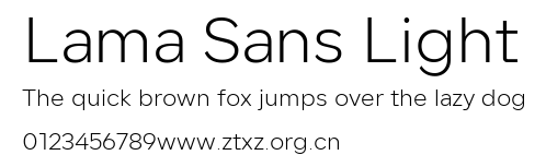 Lama Sans Light.ttf