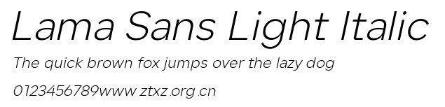 Lama Sans Light Italic.ttf