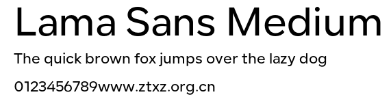 Lama Sans Medium.otf
