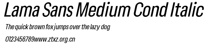 Lama Sans Medium Cond Italic.ttf