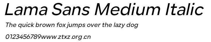 Lama Sans Medium Italic.otf
