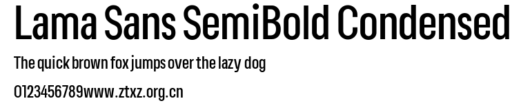 Lama Sans SemiBold Condensed.ttf