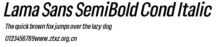 Lama Sans SemiBold Cond Italic.ttf