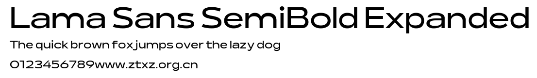 Lama Sans SemiBold Expanded.ttf