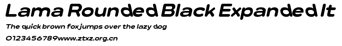 Lama Rounded Black Expanded It.ttf