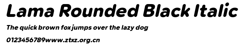 Lama Rounded Black Italic.ttf