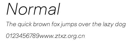 Normal Extralight Italic.otf