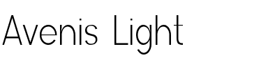 Avenis Light.ttf
