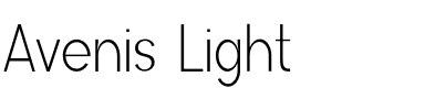 Avenis Light.otf