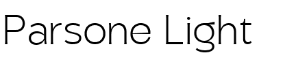 Parsone Light.ttf