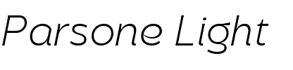 Parsone Light.ttf