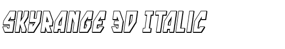 skyrange 3D Italic.ttf