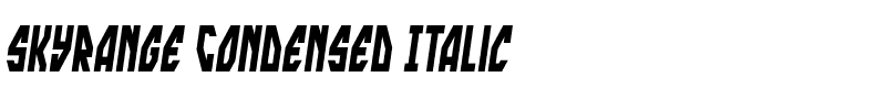 skyrange Condensed Italic.ttf