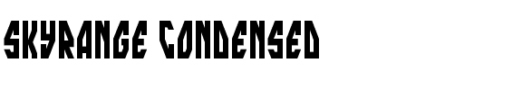 skyrange Condensed.ttf