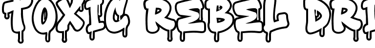 Toxic Rebel Drip Outline.ttf