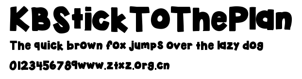 KBStickToThePlan.ttf