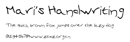 Mari's Handwriting.ttf