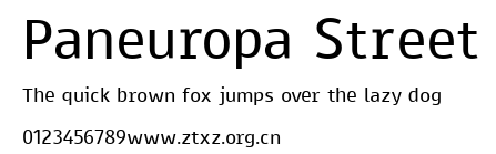 Paneuropa Street.ttf