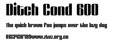 Ditch Cond 600.ttf