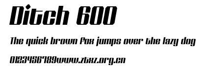 Ditch 600.otf