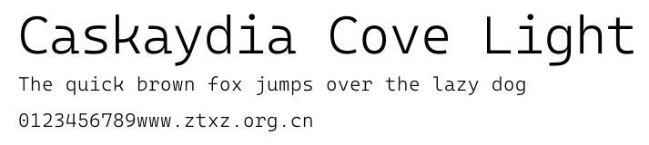 Caskaydia Cove Light.otf