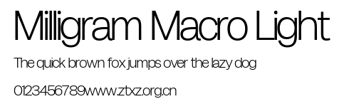 Milligram Macro Light.ttf
