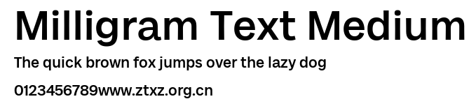 Milligram Text Medium.ttf