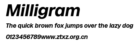 Milligram.ttf