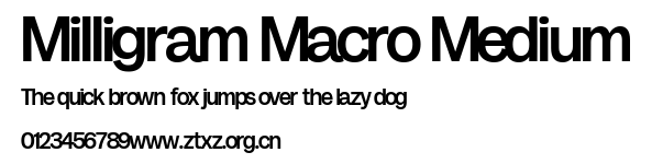 Milligram Macro Medium.ttf