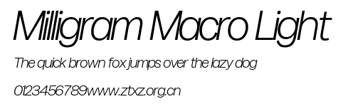 Milligram Macro Light.ttf
