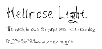 Hellrose Light.otf