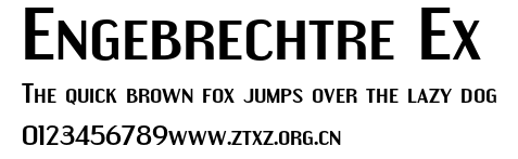 Engebrechtre Ex.otf