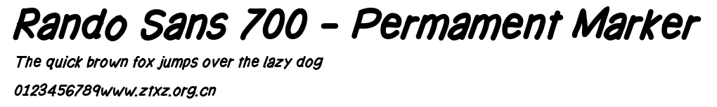 Rando Sans 700 - Permament Marker.ttf