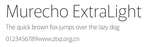 Murecho ExtraLight.ttf