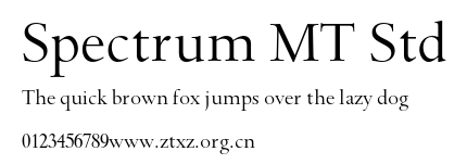 Spectrum MT Std.otf