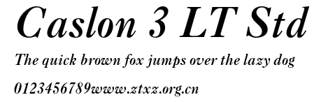 Caslon 3 LT Std.otf