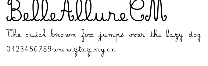 BelleAllureCM.otf