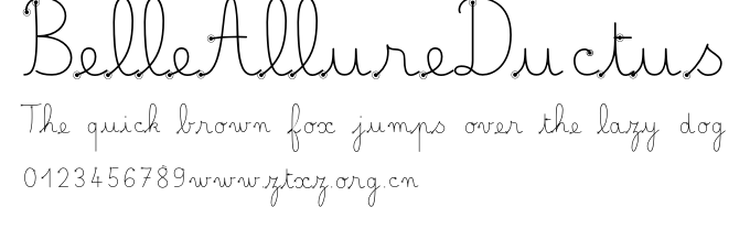 BelleAllureDuctus.otf
