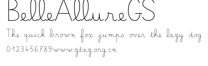 BelleAllureGS.otf