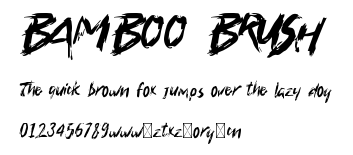 BAMBOO BRUSH.ttf