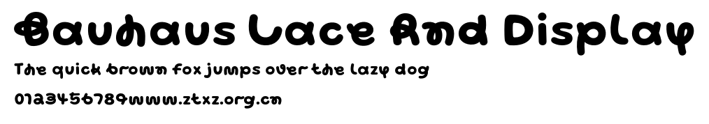 Bauhaus Lace Rnd Display.otf