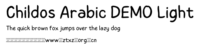 Childos Arabic DEMO Light.otf