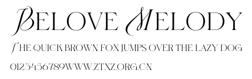 Belove Melody.otf