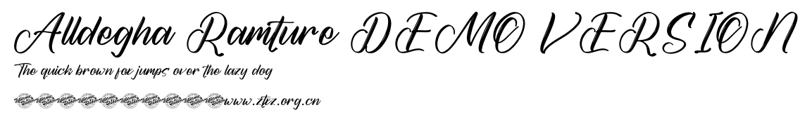 Alldegha Ramture DEMO VERSION.otf