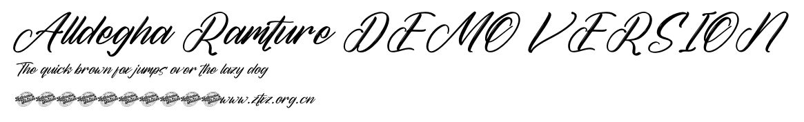 Alldegha Ramture DEMO VERSION.otf