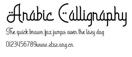 Arabic Calligraphy.ttf